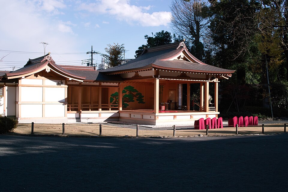 阿佐ヶ谷神明宮の境内の様子