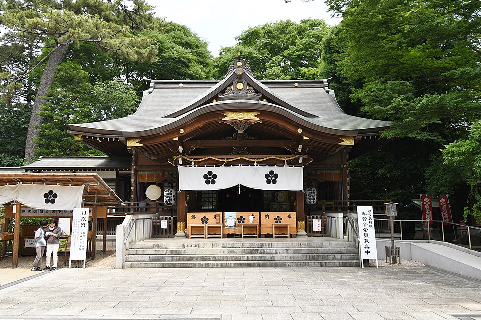 布多天神社の境内の様子