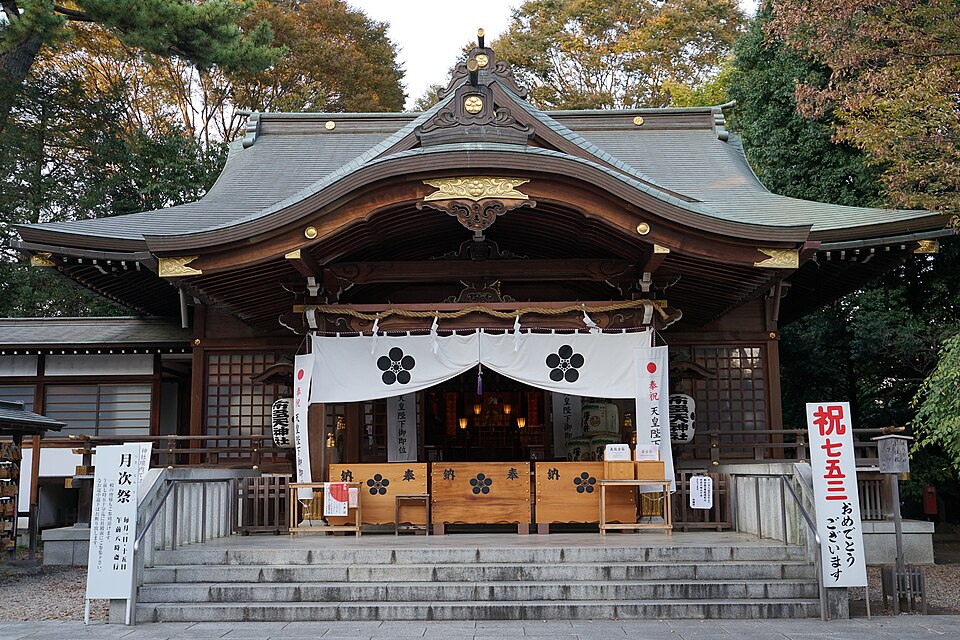 布多天神社の境内の様子