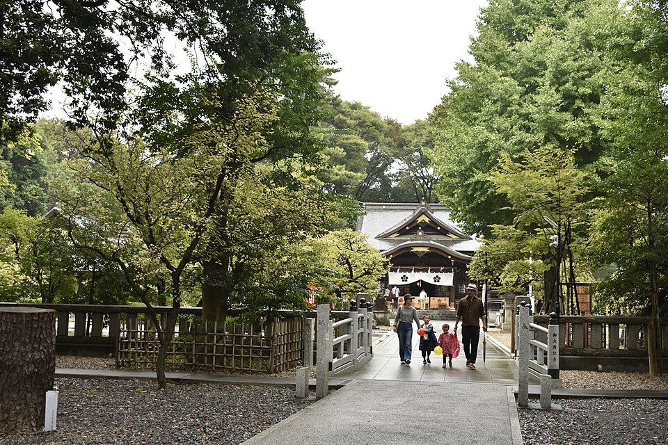 布多天神社の境内の様子