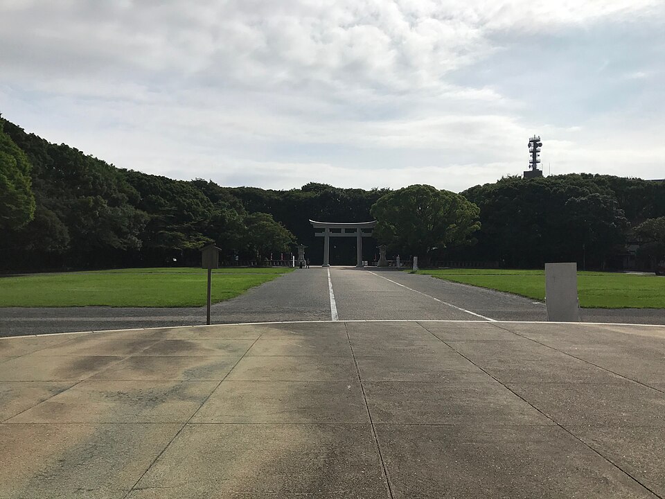 福岡縣護國神社の境内の様子