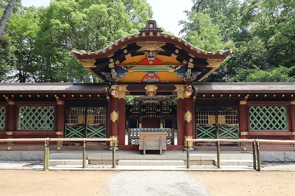 船橋大神宮の境内の様子