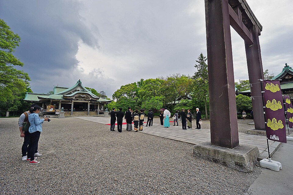 豊國神社の境内の様子