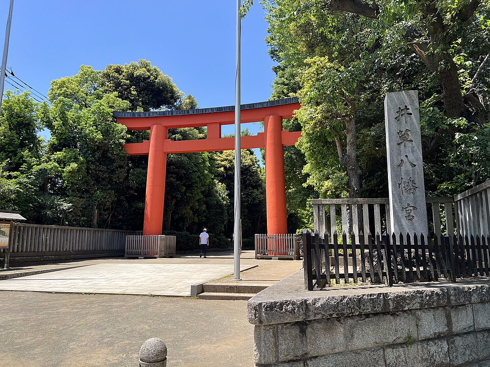 井草八幡宮の境内の様子