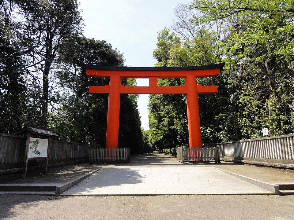 井草八幡宮の境内の様子