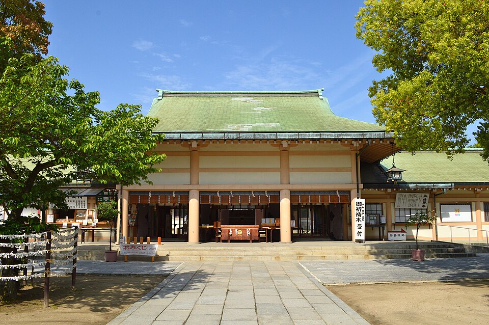 生國魂神社の境内の様子