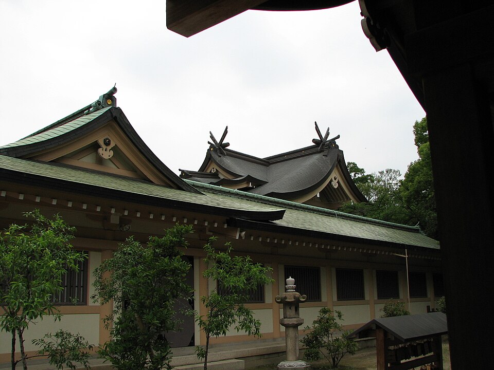 生國魂神社の境内の様子
