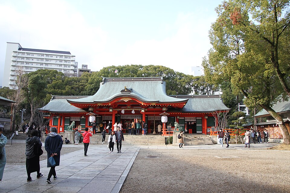 生田神社の境内の様子
