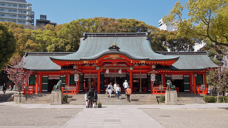 生田神社の境内の様子
