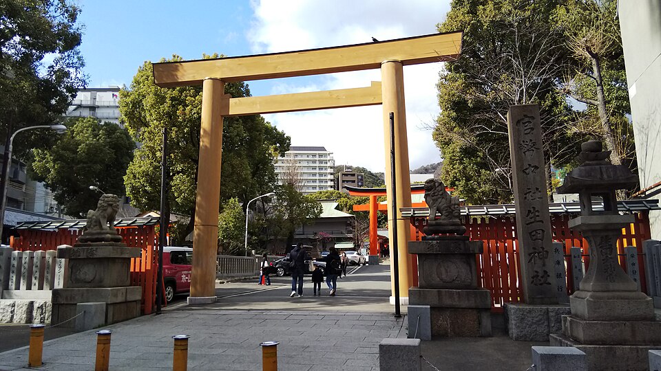 生田神社の境内の様子
