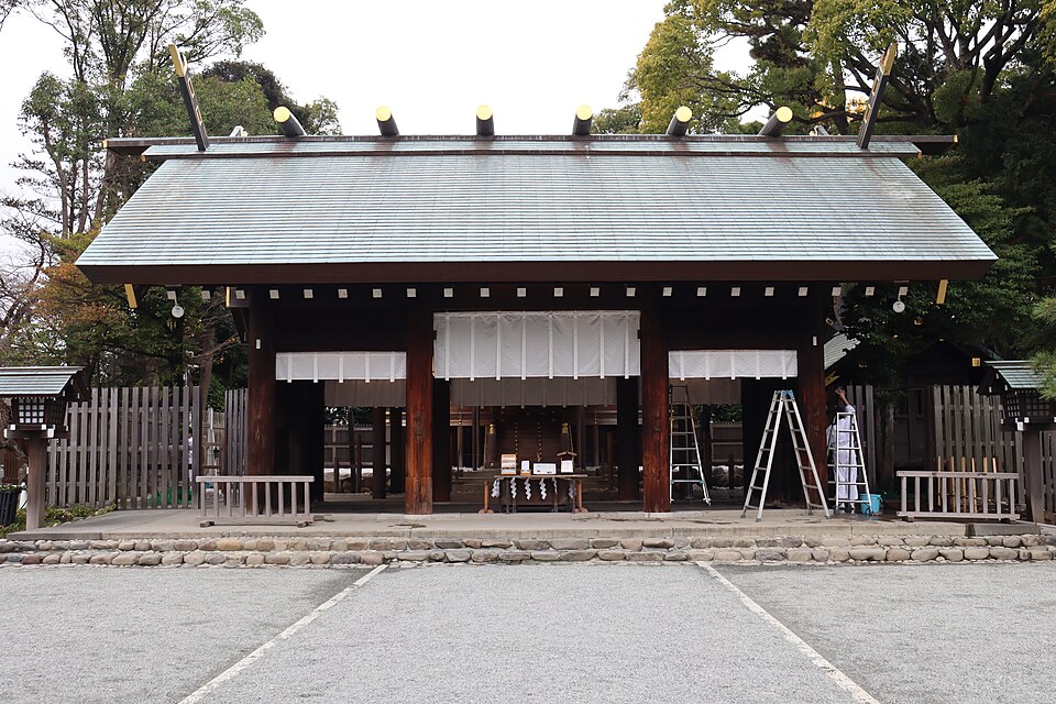 伊勢山皇大神宮の境内の様子
