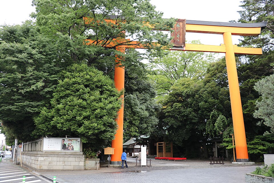 川越氷川神社の境内の様子