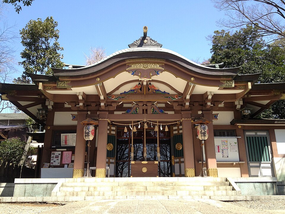 北澤八幡神社の境内の様子