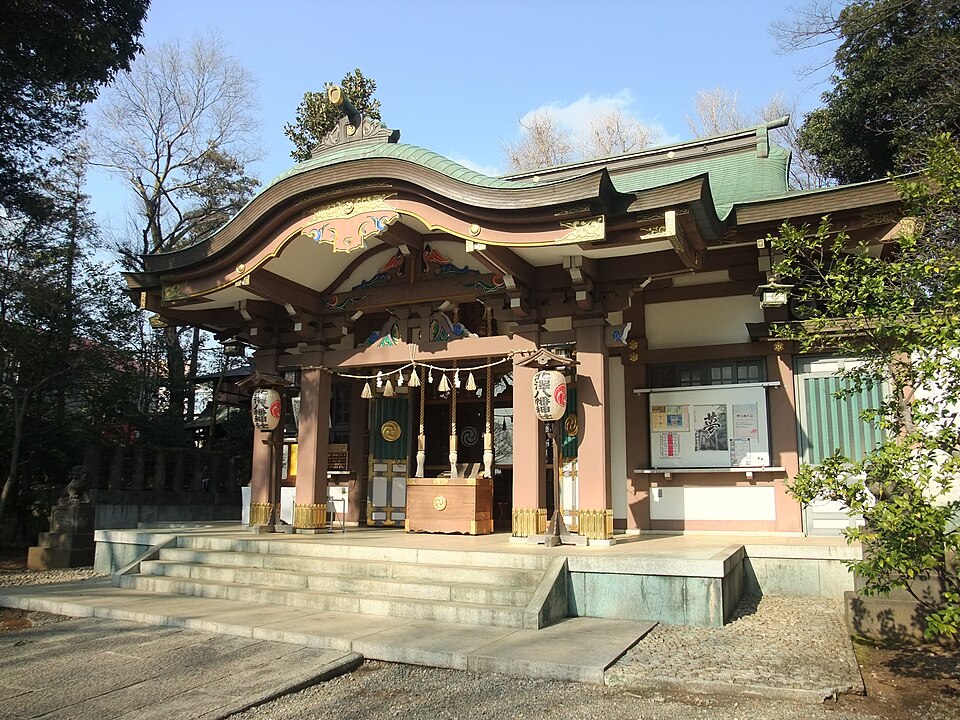 北澤八幡神社の境内の様子