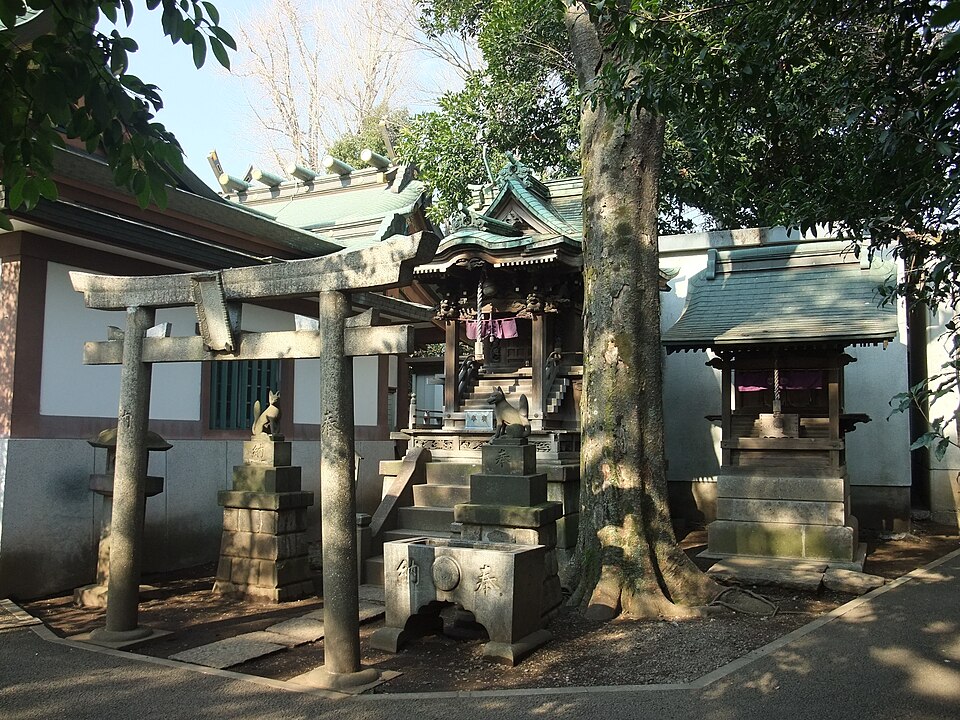 北澤八幡神社の境内の様子