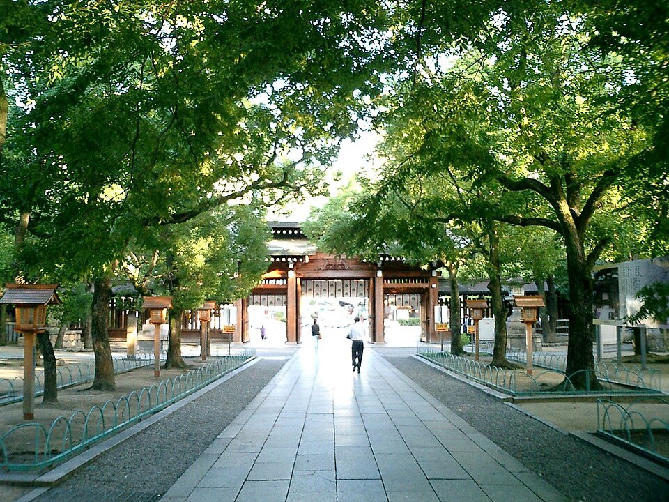 湊川神社の境内の様子