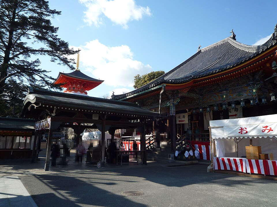 中山寺の境内の様子
