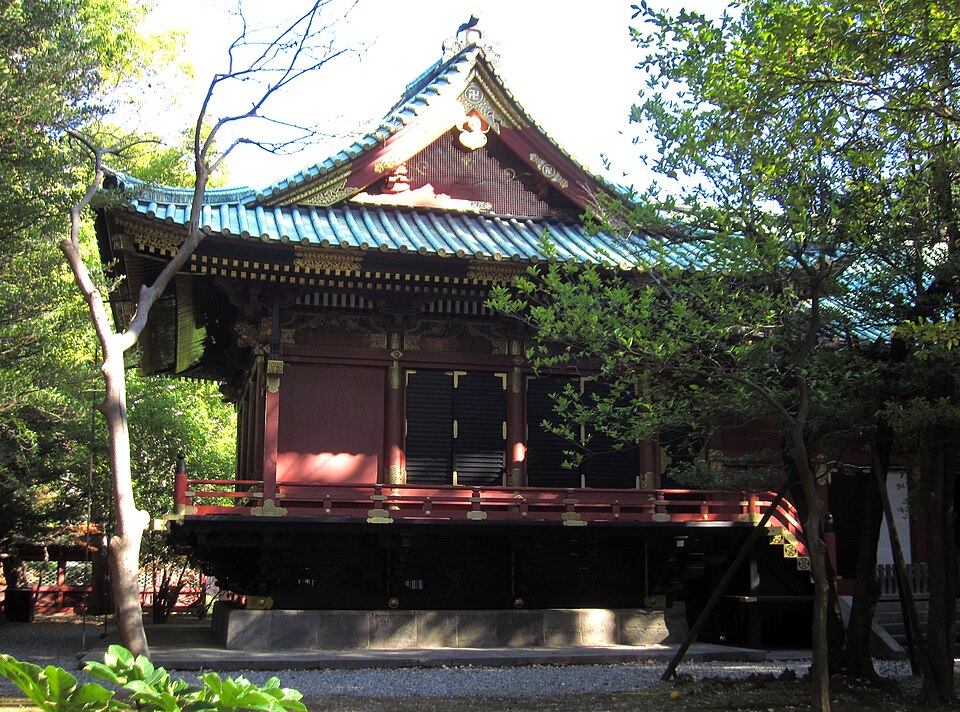 根津神社の境内の様子