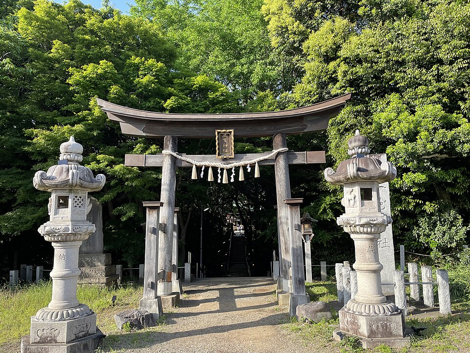 二宮神社の境内の様子