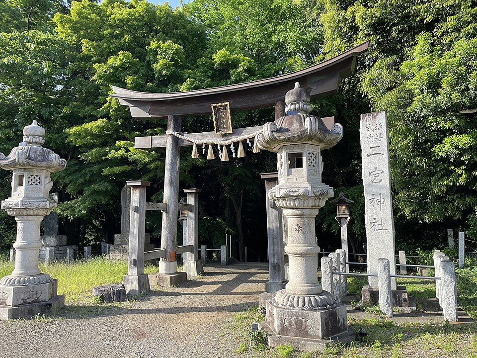 二宮神社の境内の様子