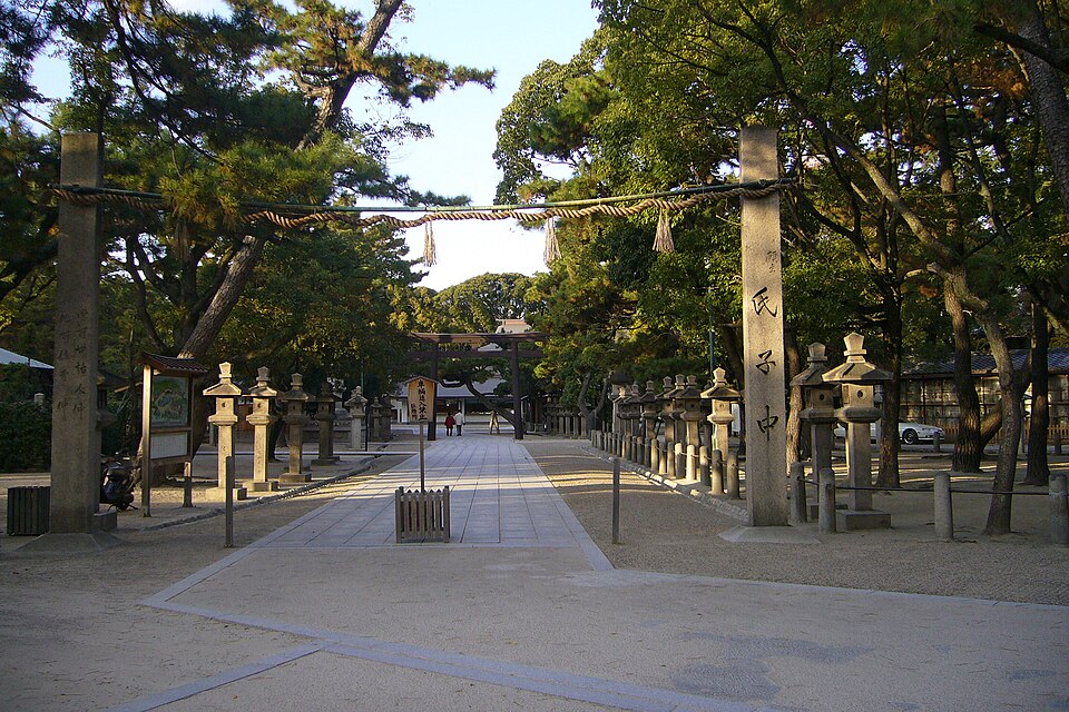 西宮神社の境内の様子