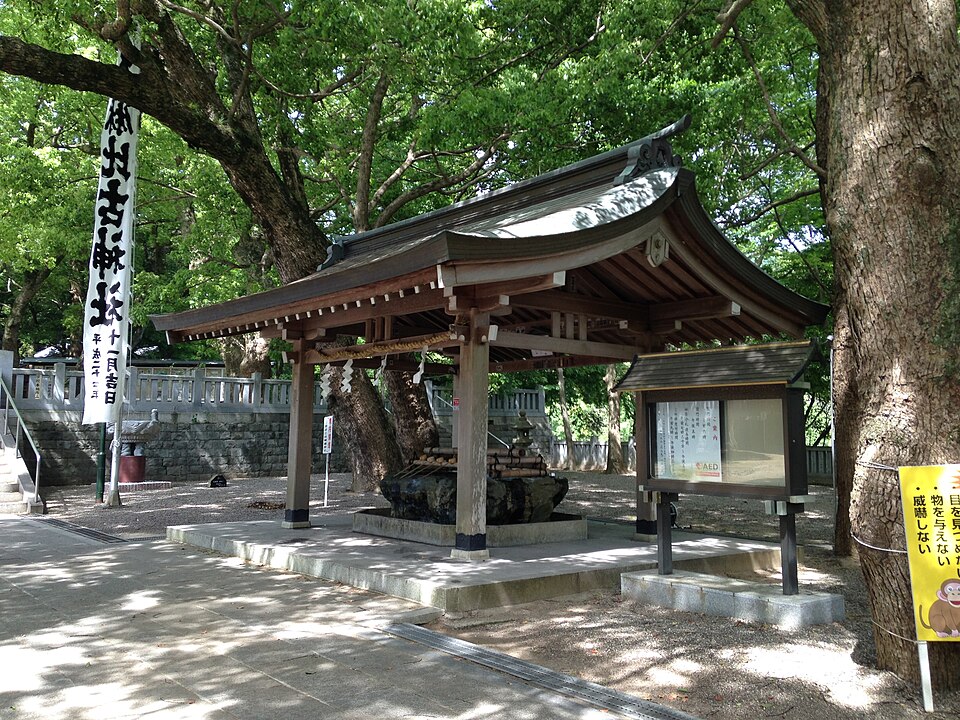 大麻比古神社の境内の様子