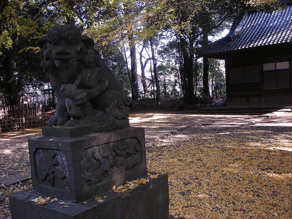 世田谷八幡宮の境内の様子
