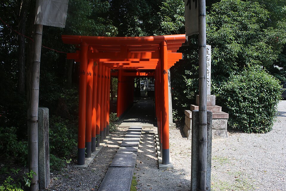 城山八幡宮の境内の様子
