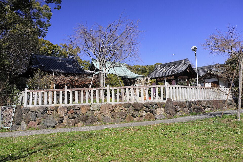 城山八幡宮の境内の様子
