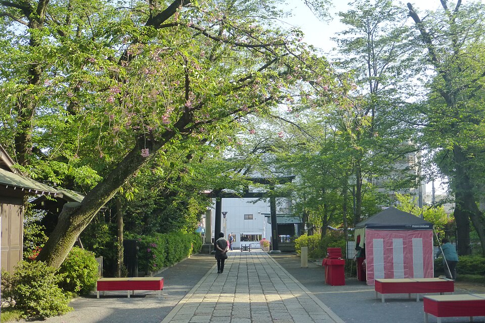 松陰神社の境内の様子