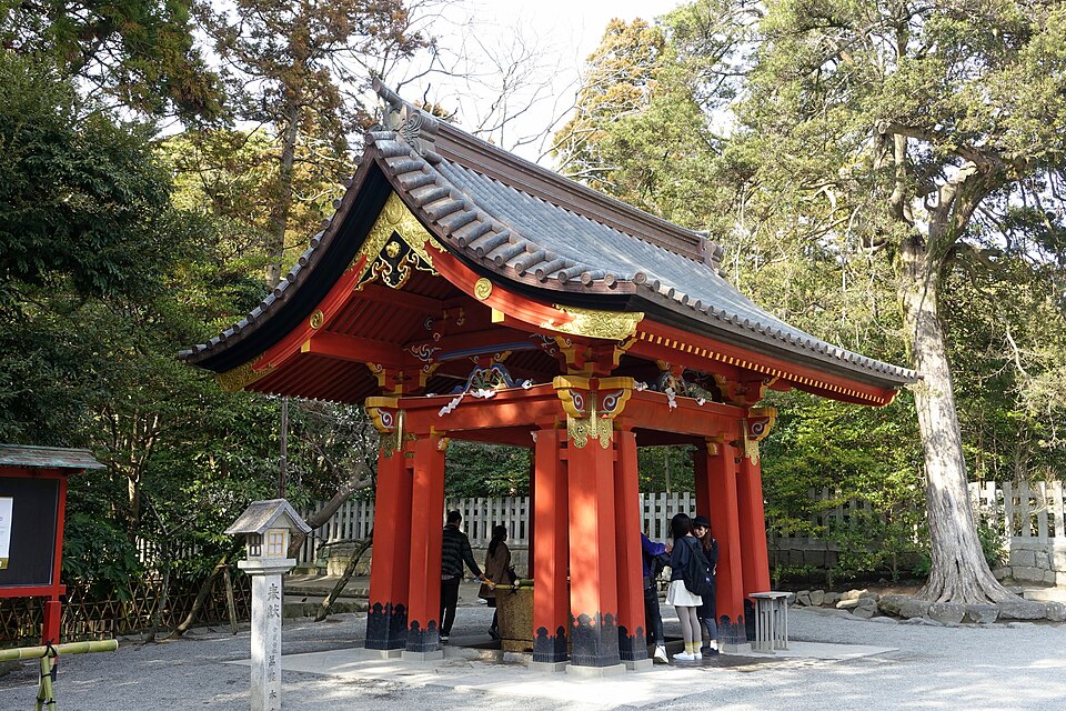 鶴岡八幡宮の境内の様子