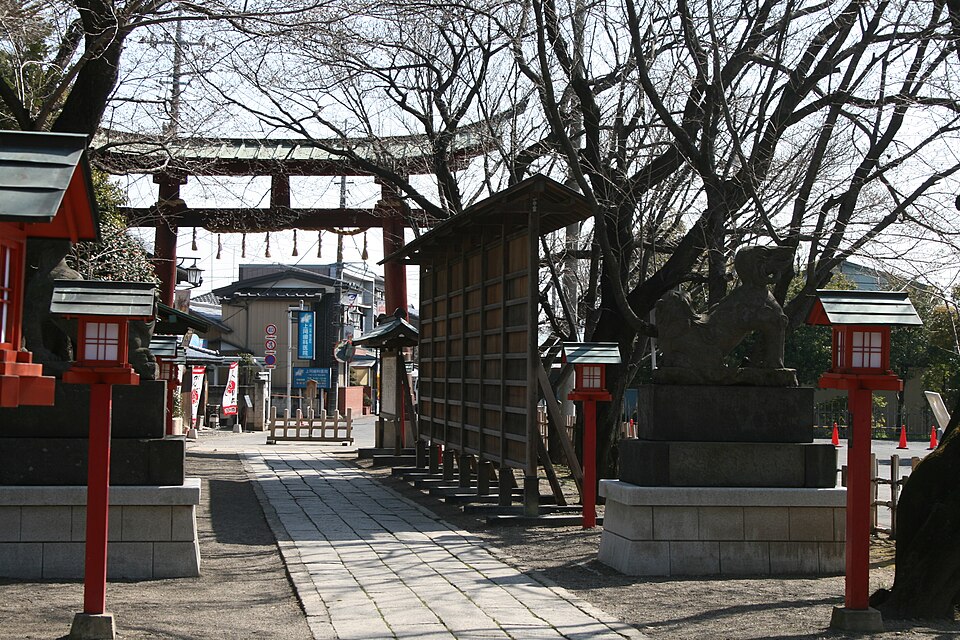 鷲宮神社の境内の様子