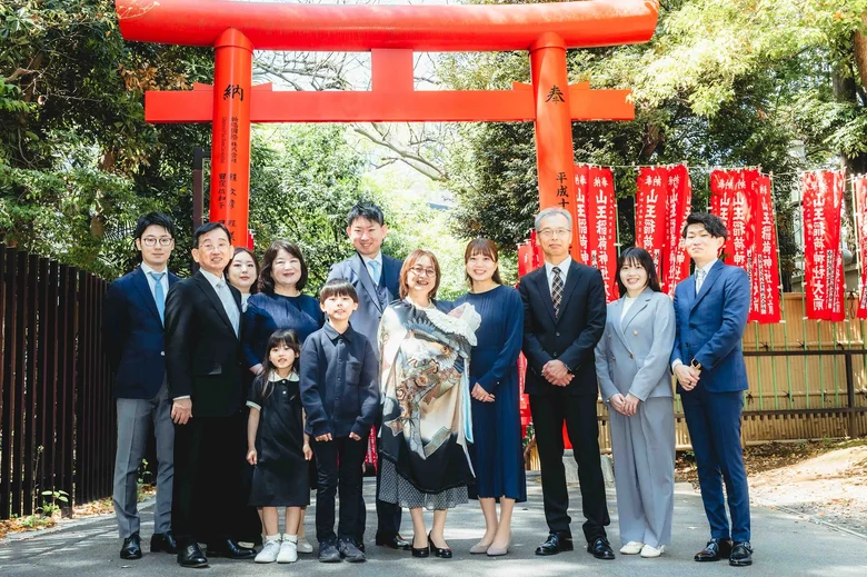 日枝神社 みんなで見守る(2026年4月12日・仕上がりカラー00しぜんに)