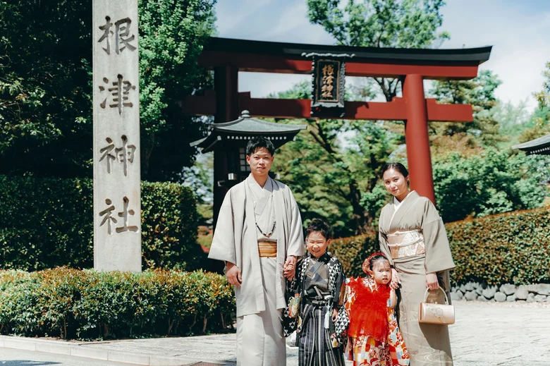 根津神社 出張撮影 実績写真(2026年4月17日・仕上がりカラー01)